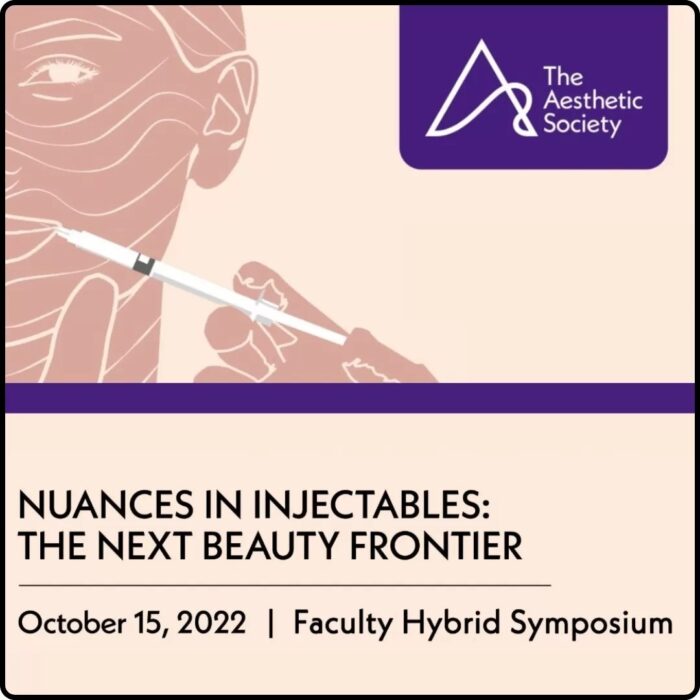 The Aesthetic Society Nuances in Injectables The Next Beauty Frontier - Image 2