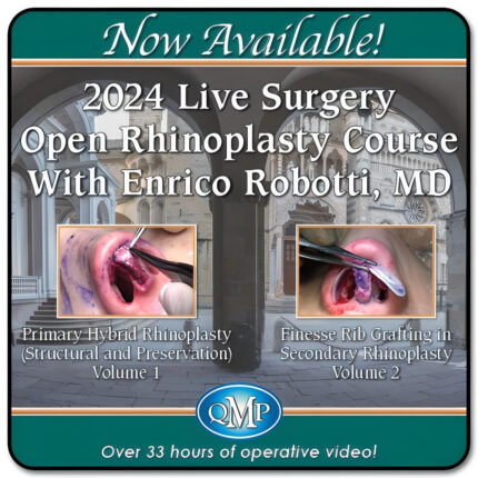 2024 Live Surgery Open Rhinoplasty Course by Dr. Enrico Robotti