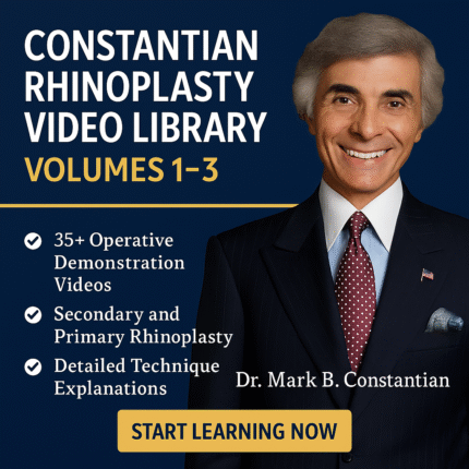 Constantian Rhinoplasty Video Library, Volumes 1, 2, & 3